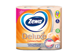 Zewa Deluxe Cashmere Peach