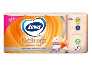 Zewa Deluxe Cashmere Peach