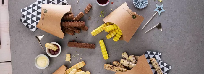 Keks-Rezept für den nächsten Kindergeburtstag: Cookie-Fries, Kekse die aussehen wie Pommes