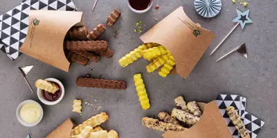 Keks-Rezept für den nächsten Kindergeburtstag: Cookie-Fries, Kekse die aussehen wie Pommes