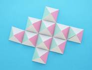 karton kunst geometrische wandkunst 04