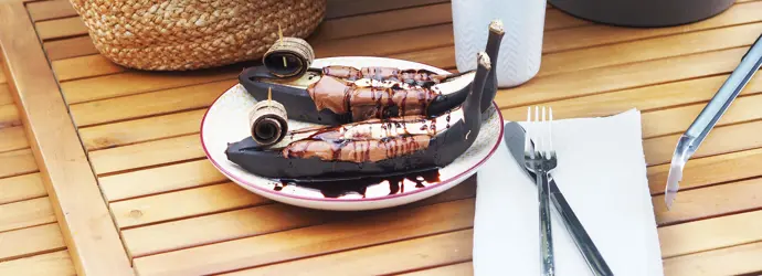 Schoko-Banane vom Grill