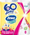 Zewa Wisch&Weg 60 Jahre Sonderedition mit buntem Design und Gewinnspiel-Aktion.