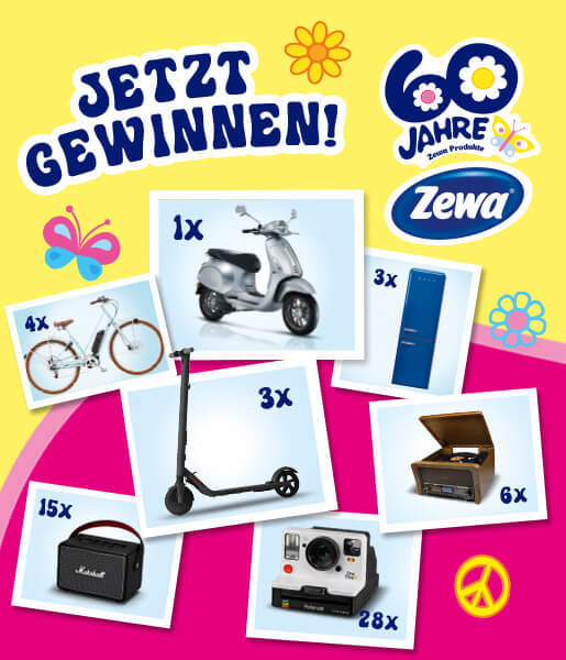 Hippie Birthday – Zewa ist 60!