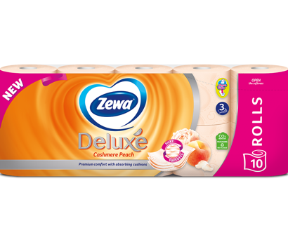 Izaberite efikasnost! Zewa Deluxe svilenkasto meki toalet papir koji traje duže