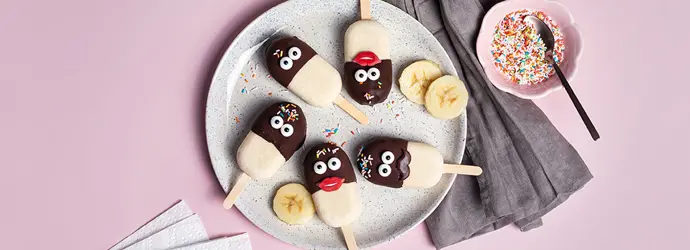 Banana Split on a Stick