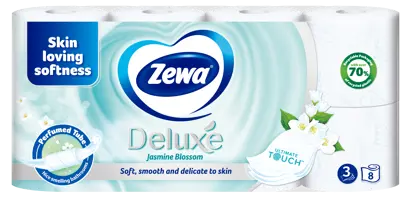 Innovation slider image for Nový toaletní papír Zewa Deluxe s OdorBlock™ 1
