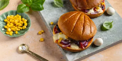 Pizza-Muschelburger