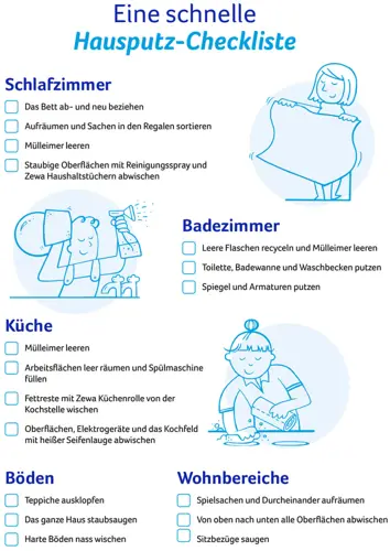Wie Sie Ihr Haus putzen