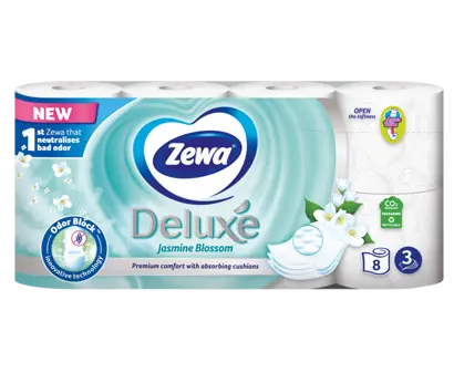 Відкрийте для себе новий туалетний папір Zewa Deluxe з технологією OdorBlock®