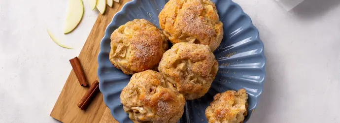 Schnelle Apfelballen