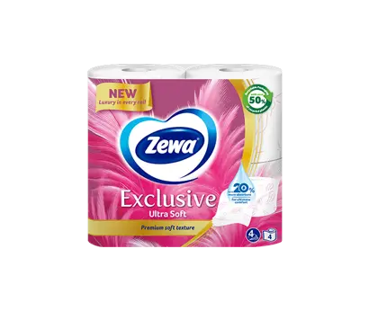 Hârtie igienică Zewa Exclusive Ultra Soft: Confort suprem în fiecare zi