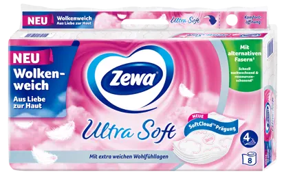 Wolken-weiches Zewa Toilettenpapier: Das neue Zewa Ultra Soft
