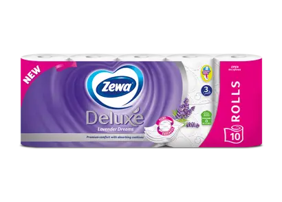 Izaberite efikasnost! Zewa Deluxe svilenkasto meki toalet papir koji traje duže