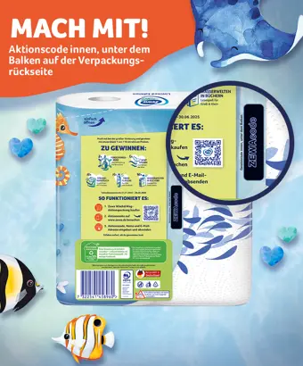 Wasserwelten entdecken mit Zewa: Tolle Preise für die ganze Familie zu gewinnen!
