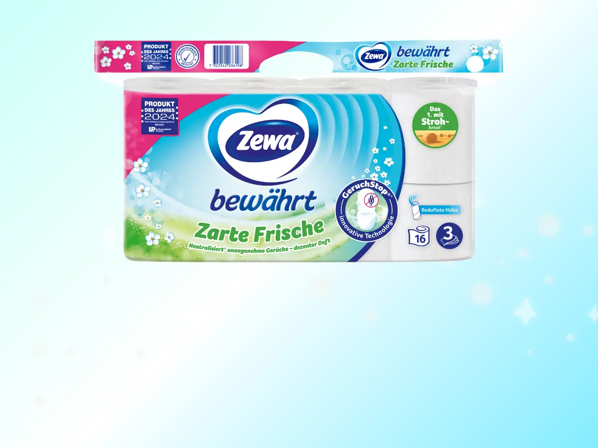 Zewa bewährt Zarte Frische