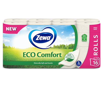 Új Zewa ECO Comfort – Apró tett a környezetért.