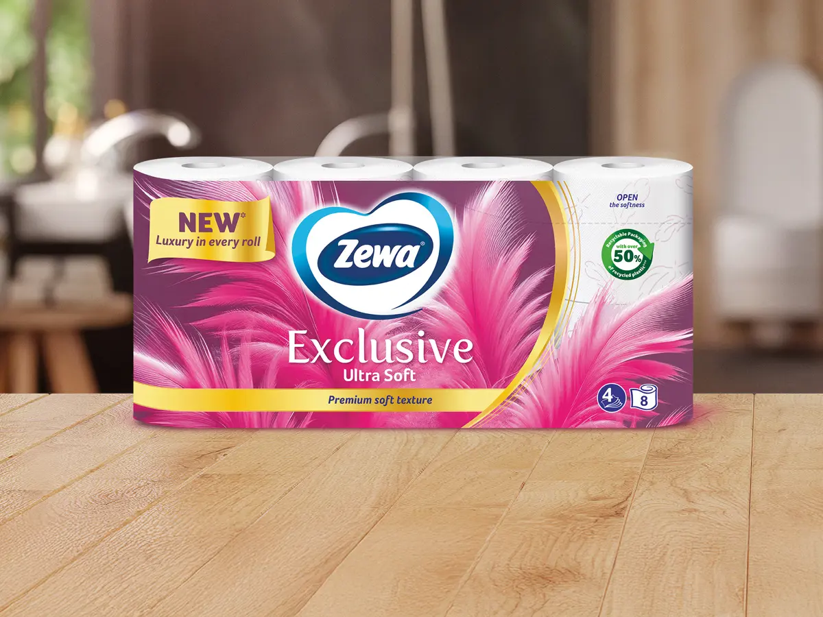 Hârtie igienică Zewa Exclusive Ultra Soft: Confort suprem în fiecare zi