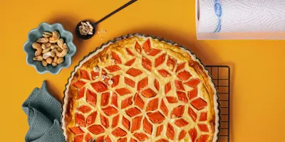 Möhren-Cashew-Tarte