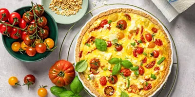 Tomaten-Feta-Tarte
