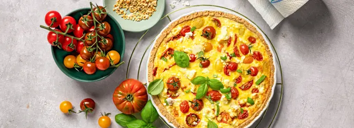 Tomaten-Feta-Tarte