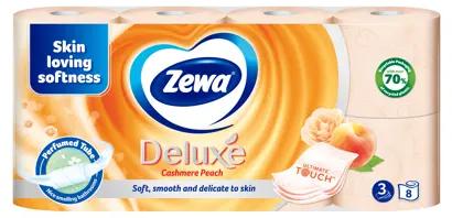 Innovation slider image for Nový toaletní papír Zewa Deluxe s OdorBlock™ 4