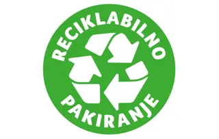 Ambalaža koja je prikladna za recikliranje, s praktičnim zatvaračem koji održava svježinu