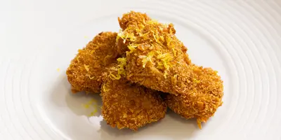 Vegane Chicken Nuggets mit Erdbeerketchup
