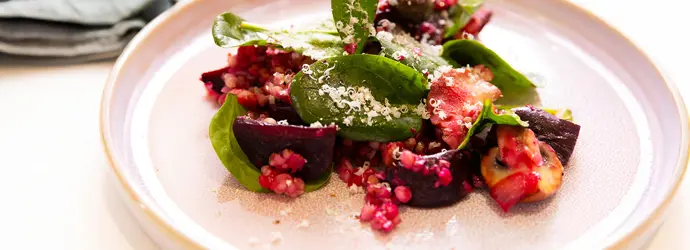 Warmer Rote-Bete-Salat mit Buchweizen