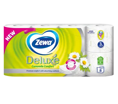 Megújult, selymesen puha Zewa Deluxe toalettpapírok