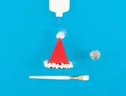 Geschenkverpackung Idee Weihnachtsmütze 08