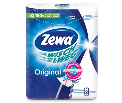 Új, komposztálható Zewa Wisch&Weg háztartási papírtörlők
