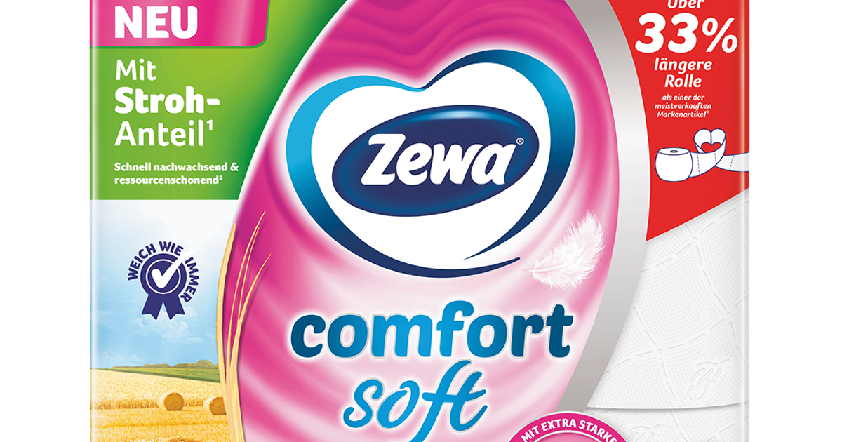 Zewa comfort soft & comfort senses mit Stroh-Anteil - Zewa