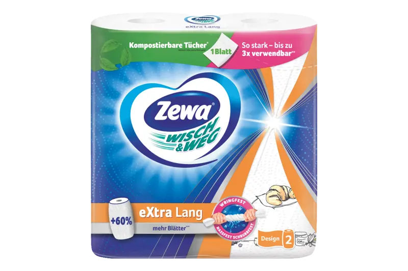 Zewa Wisch&Weg eXtra Lang Design