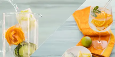 Ice Cubes mit Früchten