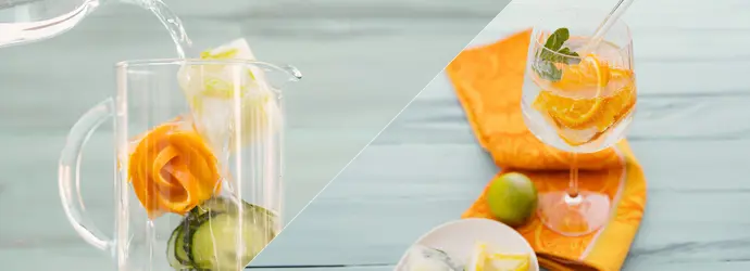 Ice Cubes mit Früchten