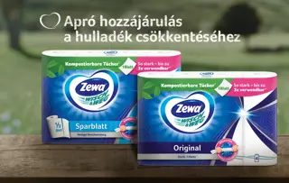 A megszokott, kiváló Zewa Wisch&Weg minőség