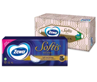 Selymesen puha és erős papír zsebkendő otthon és útközben