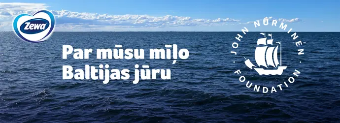 Zewa atbalsta Džona Nurminena fondu un viņu darbu Baltijas jūras glābšanai nākamajām paaudzēm.