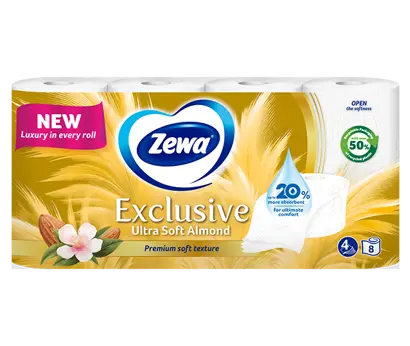 Hârtie igienică Zewa Exclusive Ultra Soft: Confort suprem în fiecare zi