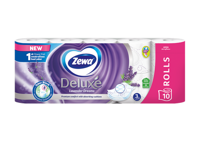 Odaberi učinkovito! Svilenkasti mekani toaletni papir Zewa Deluxe koji traje dulje