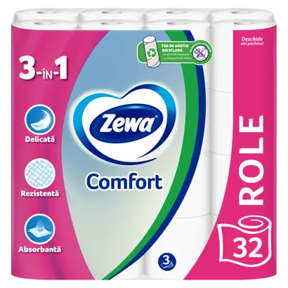 Innovation slider image for Zewa Comfort - grijă și performanță pentru fiecare zi 2