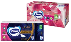 Носни кърпички и кърпички в кутия Zewa