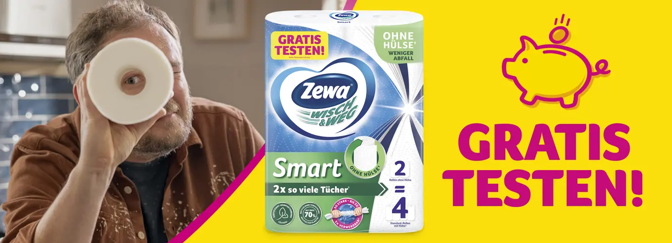 Zewa Wisch&Weg Smart: Gratis Testen!