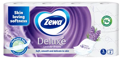 Innovation slider image for Nový toaletní papír Zewa Deluxe s OdorBlock™ 2