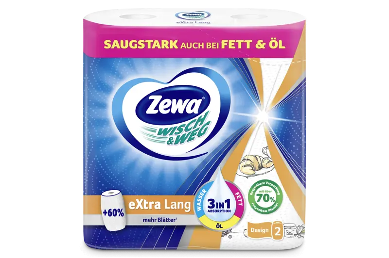 Slider main image for Zewa Wisch&Weg eXtra Lang Design 1