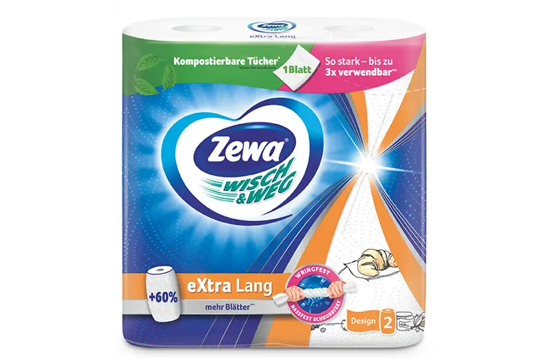Zewa Wisch&Weg eXtra Lang Design