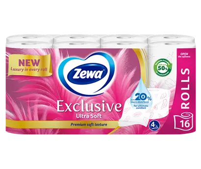 Hârtie igienică Zewa Exclusive Ultra Soft: Confort suprem în fiecare zi