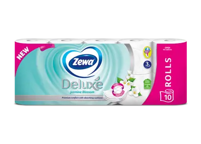 Izaberite efikasnost! Zewa Deluxe svilenkasto meki toalet papir koji traje duže