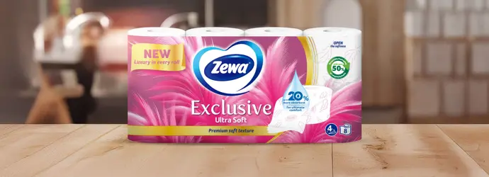Zewa Exclusive Ultra Soft toalettpapír: a mindennapi kényelem csúcsa